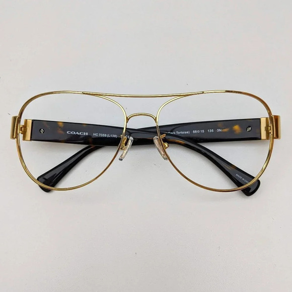 🕶️Frame Only! Coach HC7059 L138 Sunglasses 58/15 135 /KAK210🕶️ - Picture 1 of 7